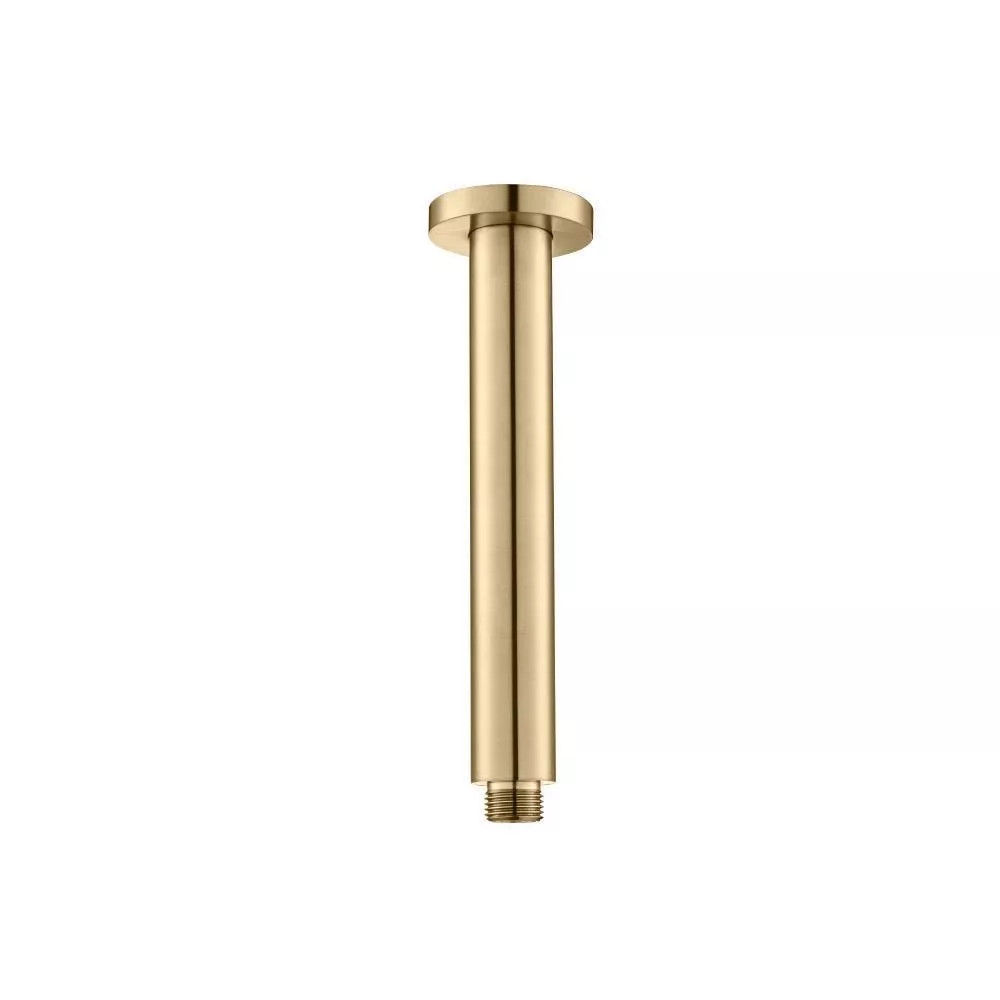 Brushed Bronze PVD Ceiling Mount Shower Arm - 6" material