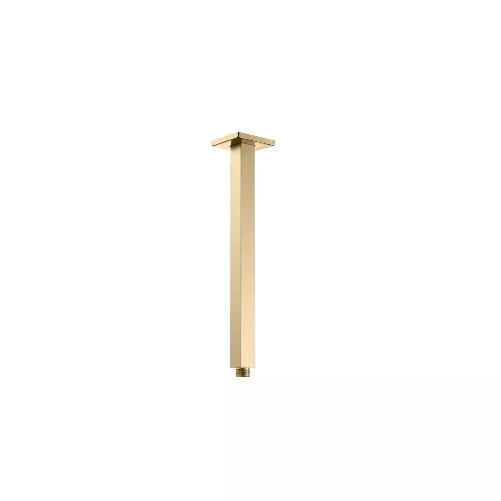 Brushed Bronze PVD Ceiling Mount Shower Arm - 12" material