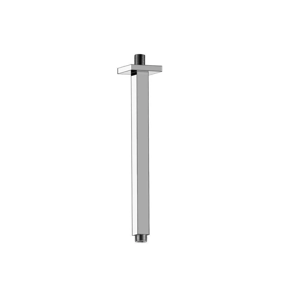 Brushed Nickel PVD Ceiling Mount Shower Arm - 12" material