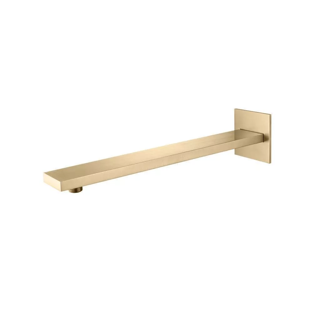 Brushed Bronze PVD Wall Mount Shower Arm - 16" (400mm) - With Flange material