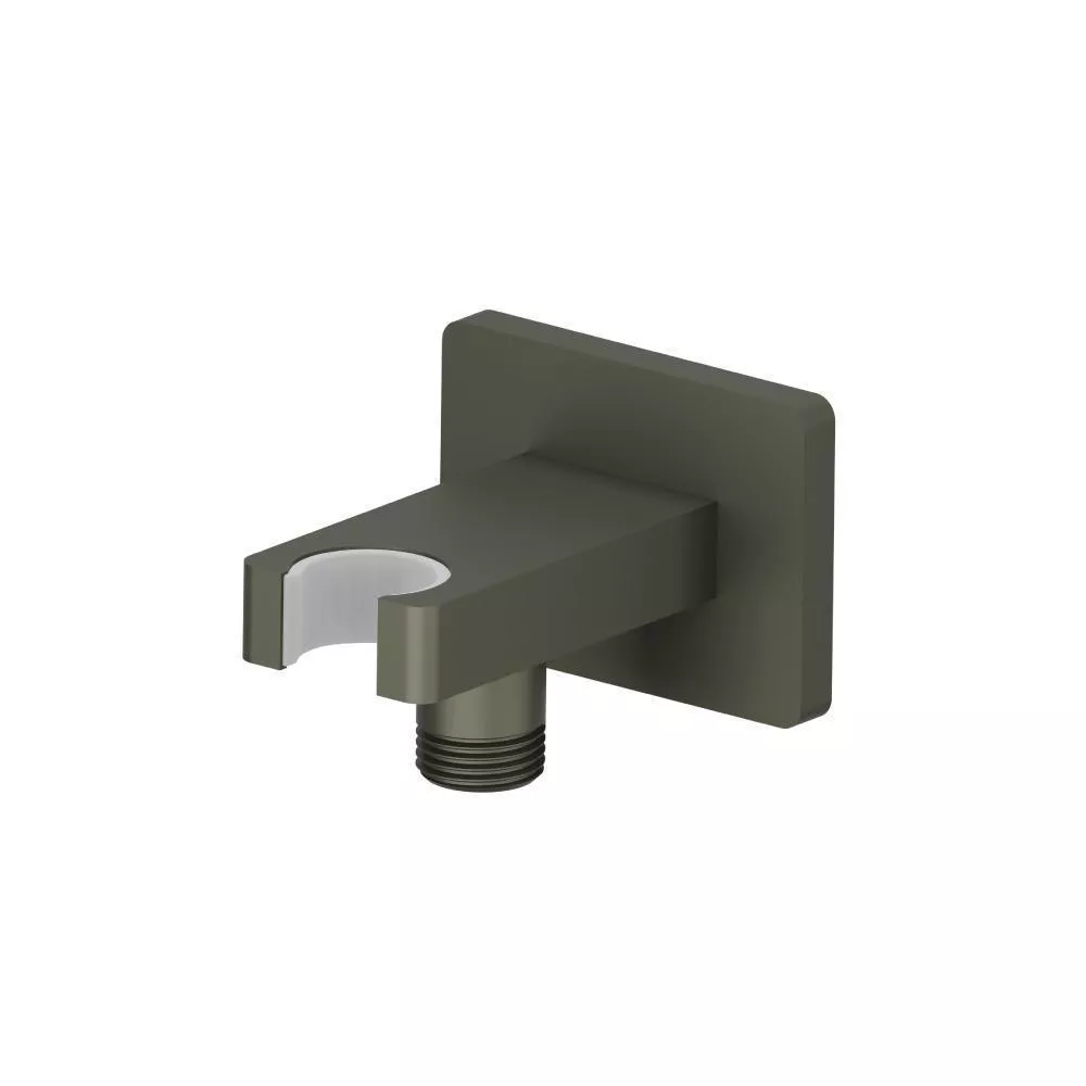 Gun Metal Grey Wall Elbow With Holder Combo material