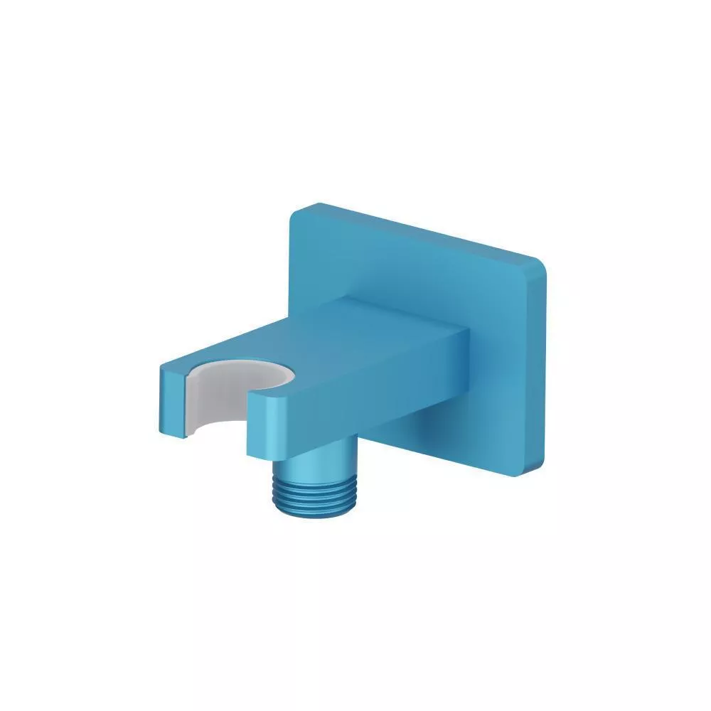 Sky Blue Wall Elbow With Holder Combo material