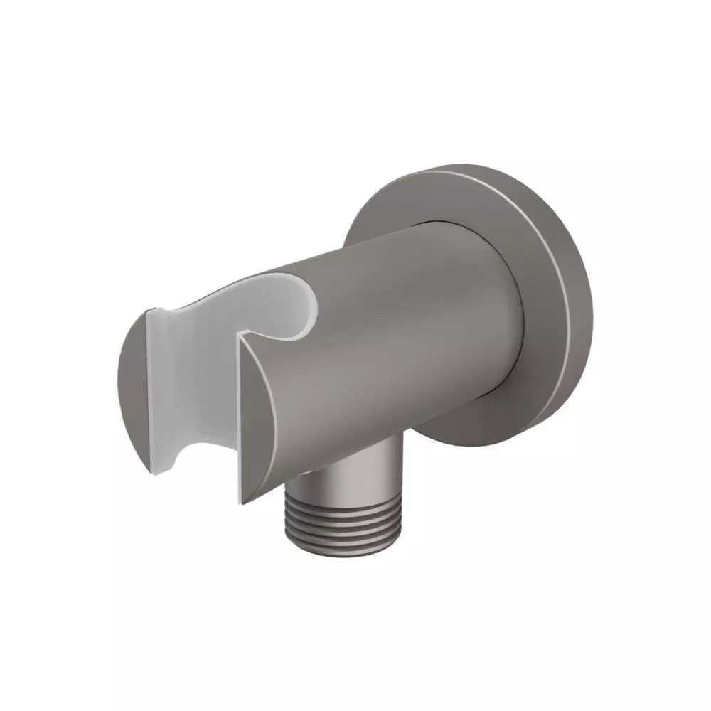 Steel Grey Wall Elbow With Holder material