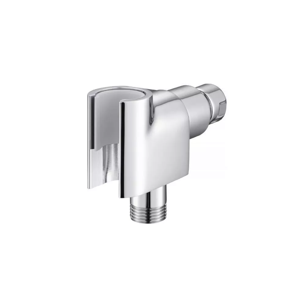 Chrome Shower Arm Mount for Handshower material