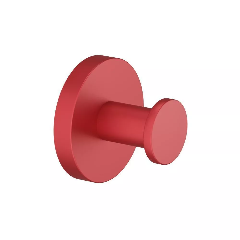 Deep Red Brass Bathroom Towel / Robe Hook material