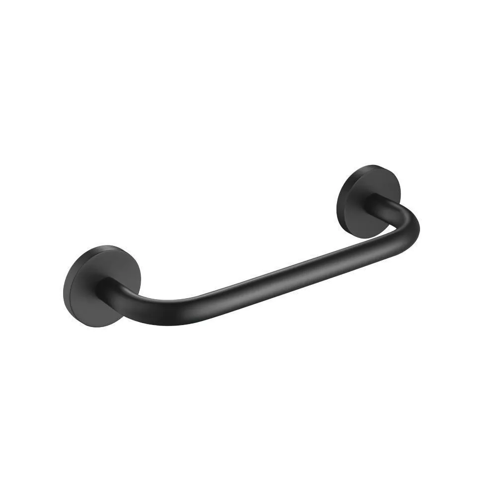 Matte Black Brass Towel Ring material