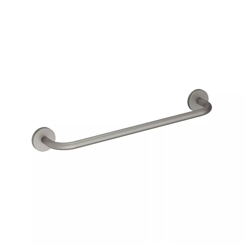 Steel Grey Brass Towel Bar - 18" material