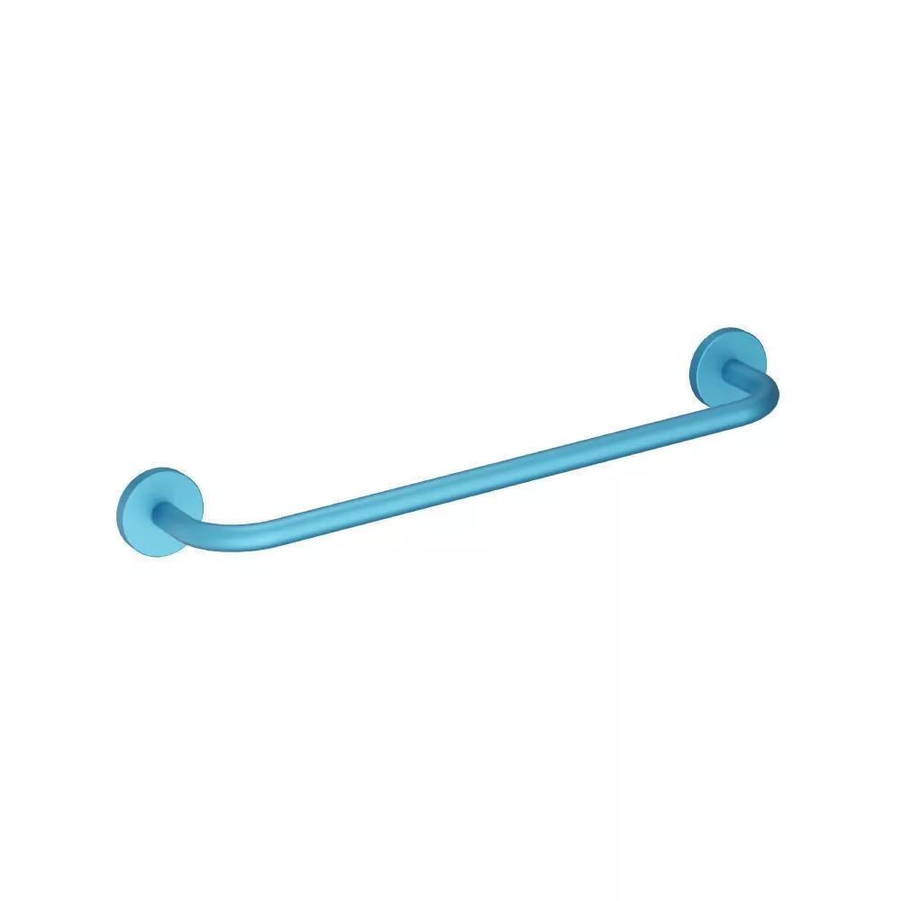 Sky Blue Brass Towel Bar - 18" material