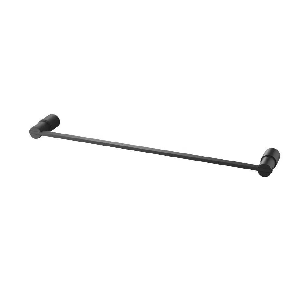 Matte Black Brass Towel Bar - 18" material