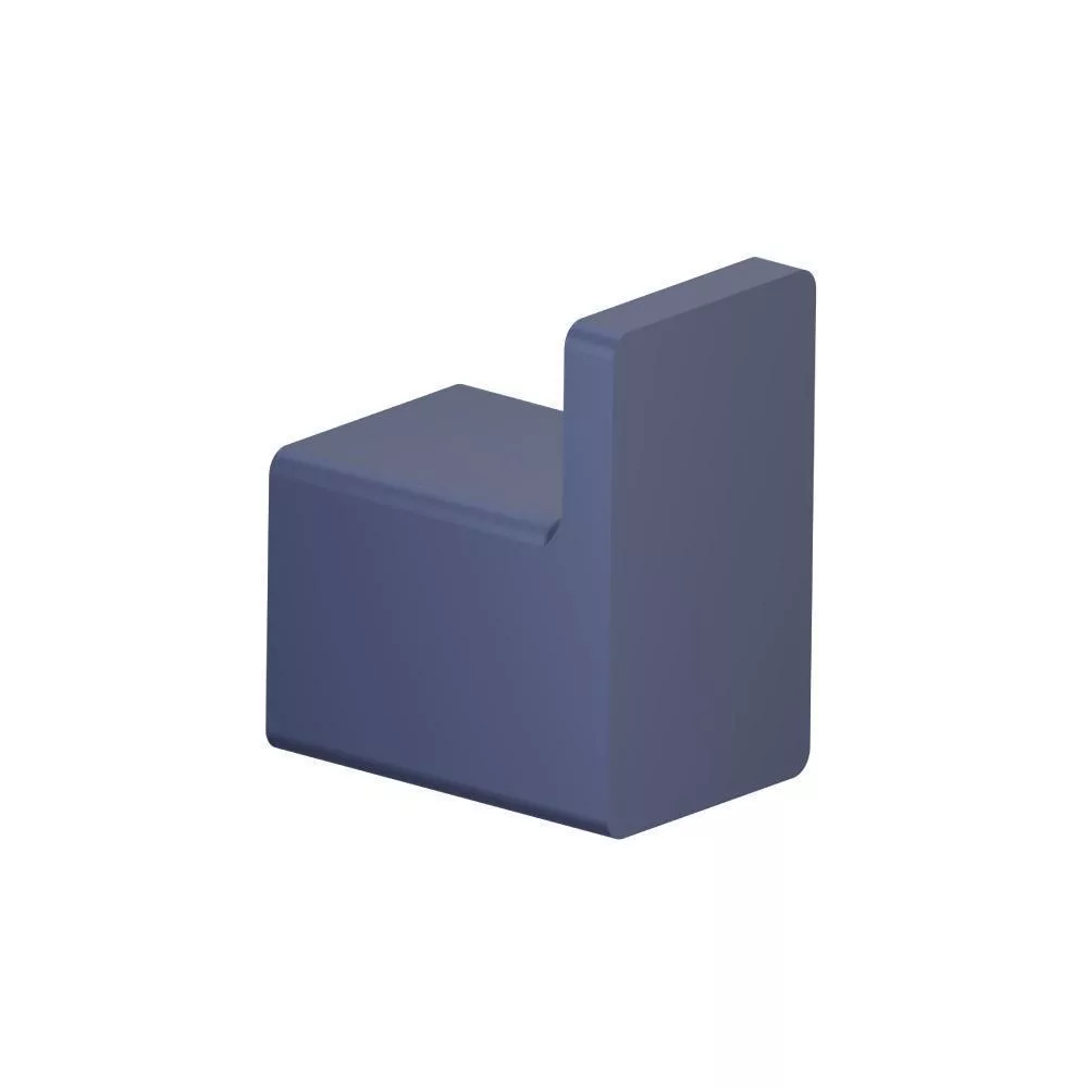 Navy Blue Brass Bathroom Towel / Robe Hook material