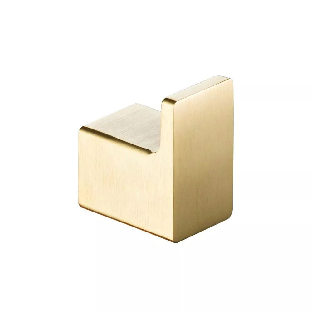 Satin Brass PVD Brass Bathroom Towel / Robe Hook material