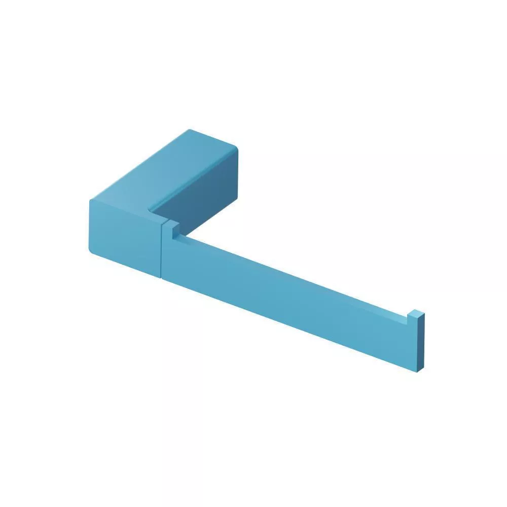 Sky Blue Brass Toilet Paper Holder material