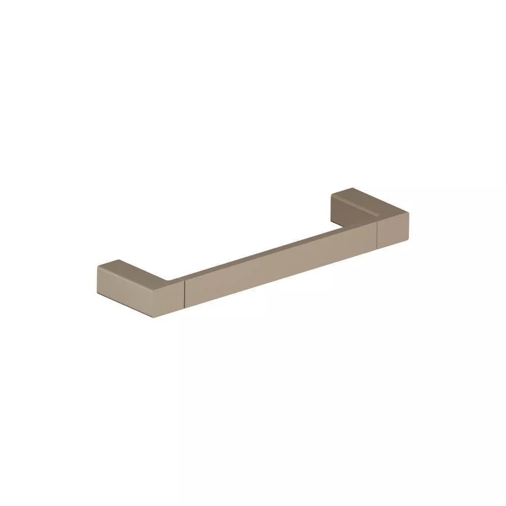 Dark Tan Brass Towel Ring / Mini Towel Bar - 10" material