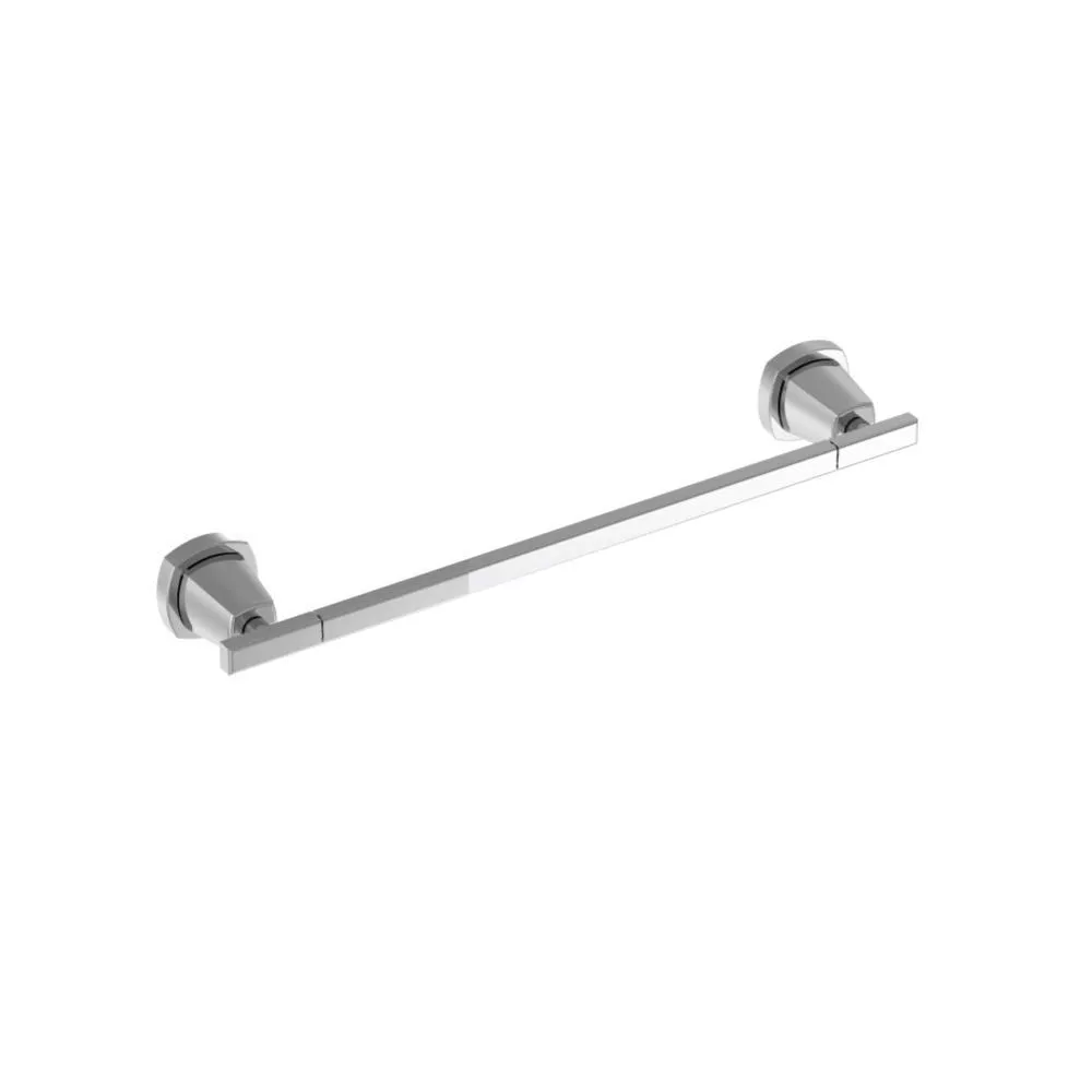 Matte Black Brass Towel Bar - 18" material