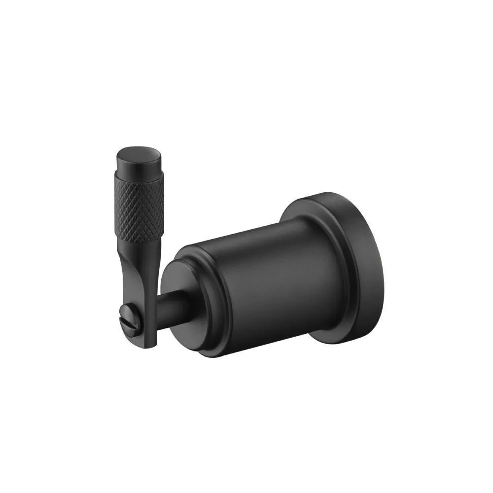 Matte Black Brass Bathroom Towel / Robe Hook material