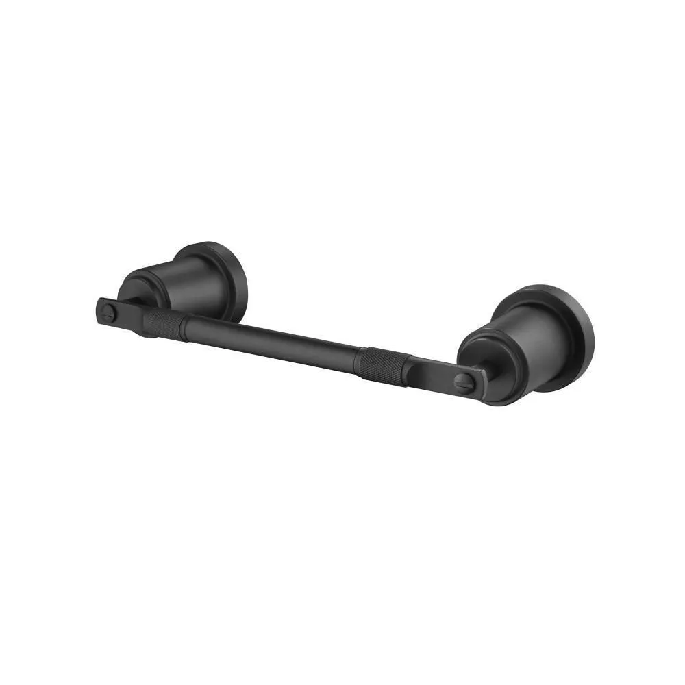 Matte Black Brass Towel Ring / Mini Towel Bar - 8" material