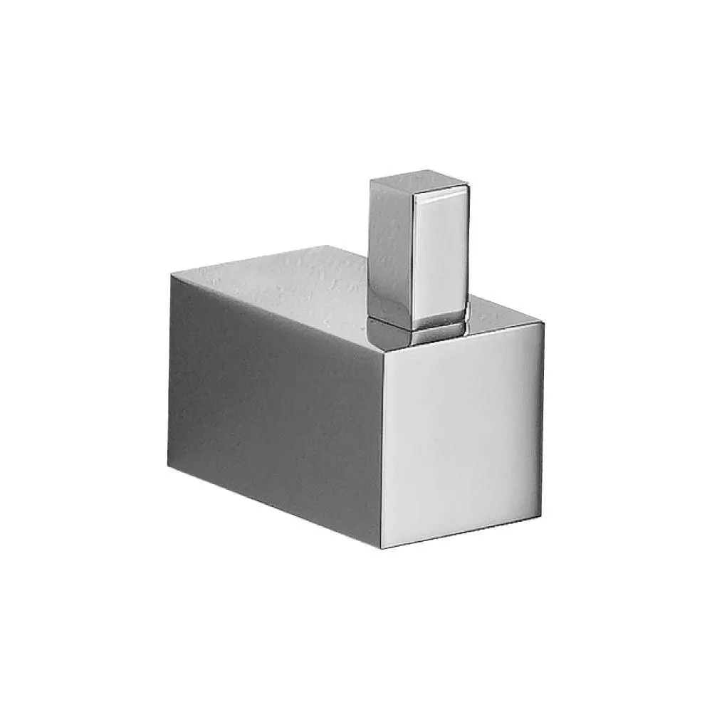 Polished Nickel PVD Brass Bathroom Towel / Robe Hook material