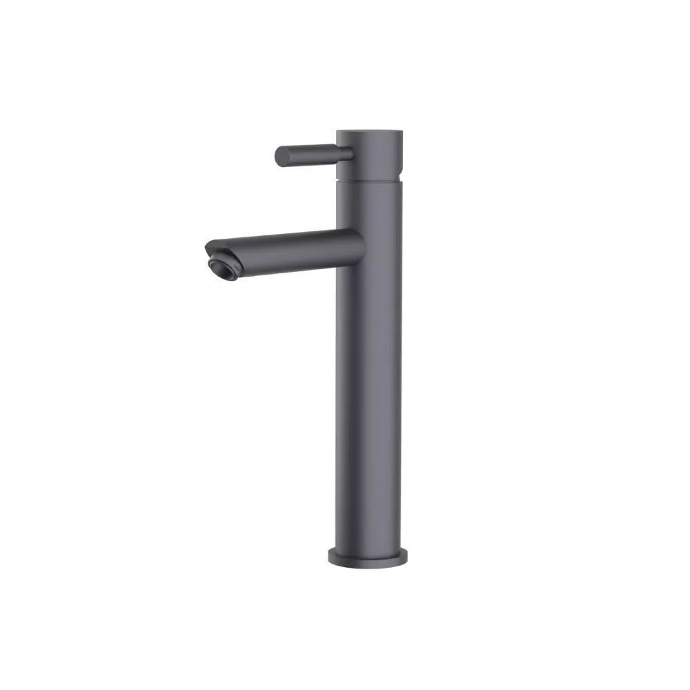 Dark Grey Single Hole Vessel Faucet material
