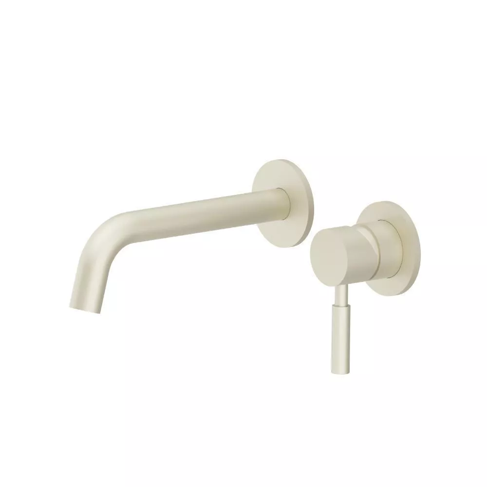 Light Tan Single Handle Wall Mounted Bathroom Faucet material
