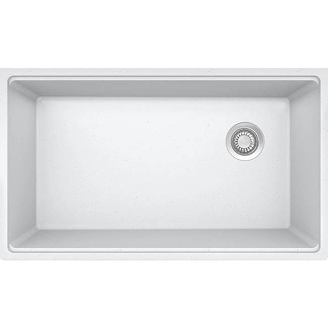 Super Sgl Offset Granite Undermount White material