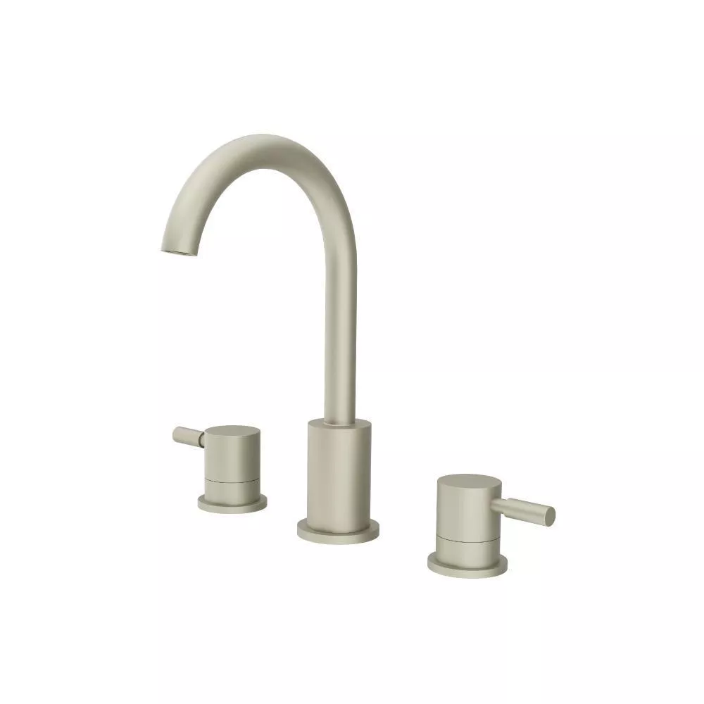 Light Verde Three Hole 8" Widespread Two Handle Bathroom Faucet material