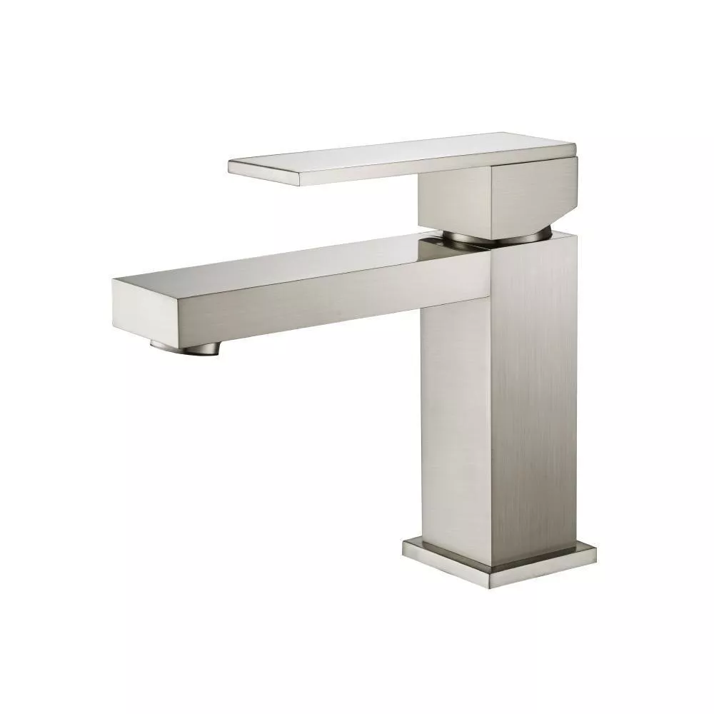 Brushed Nickel PVD Single Hole Bathroom Faucet material