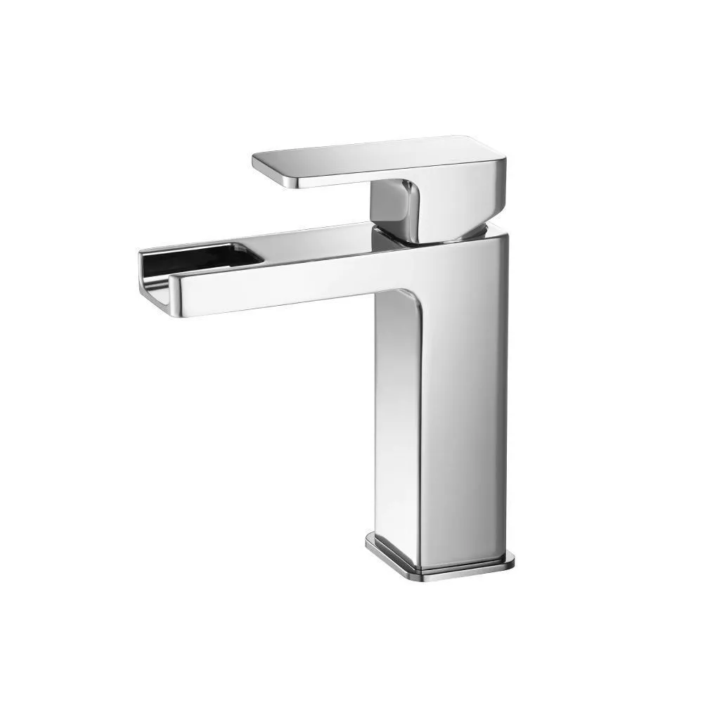 Chrome Single Hole Cascade Flow Waterfall Bathroom Faucet material