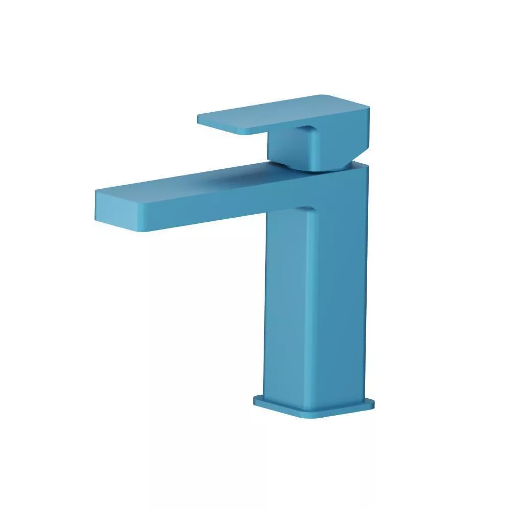 Sky Blue Single Hole Bathroom Faucet material