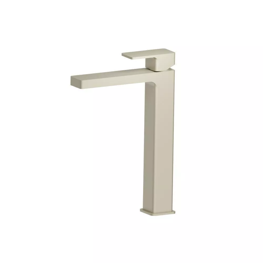 Light Tan Single Hole Vessel Faucet material