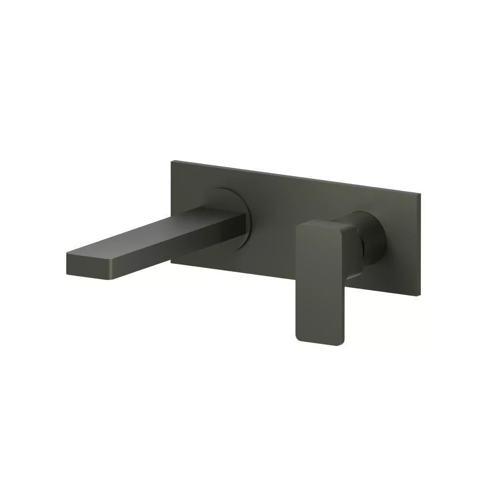Dark Green Single Handle Wall Mounted Bathroom Faucet material