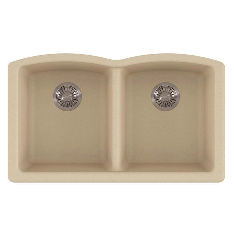 Ellipse Undermount Granite Champagne Dbl 36C material