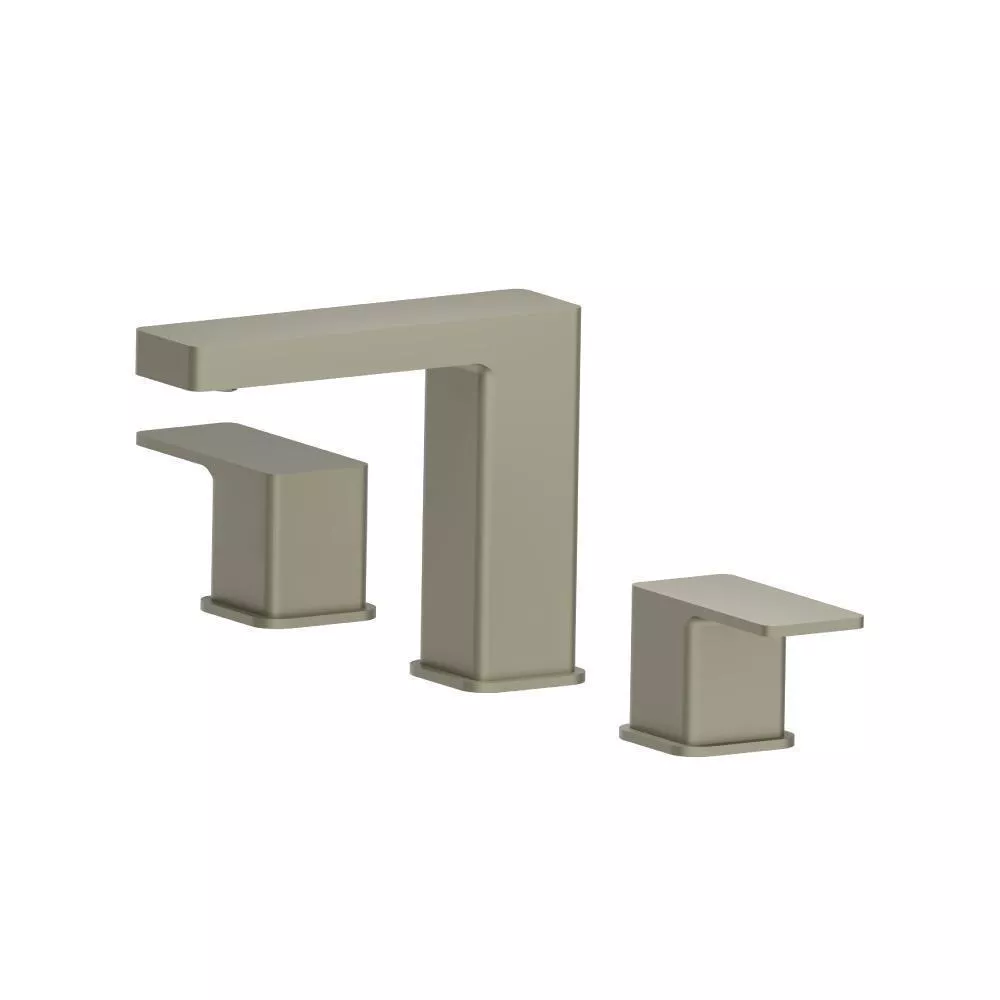 Light Verde Three Hole 8" Widespread Two Handle Bathroom Faucet material