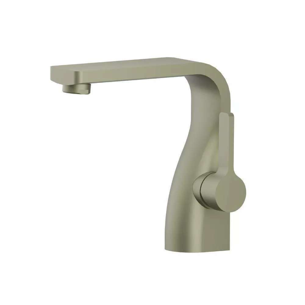 Army Green Single Hole Bathroom Faucet material