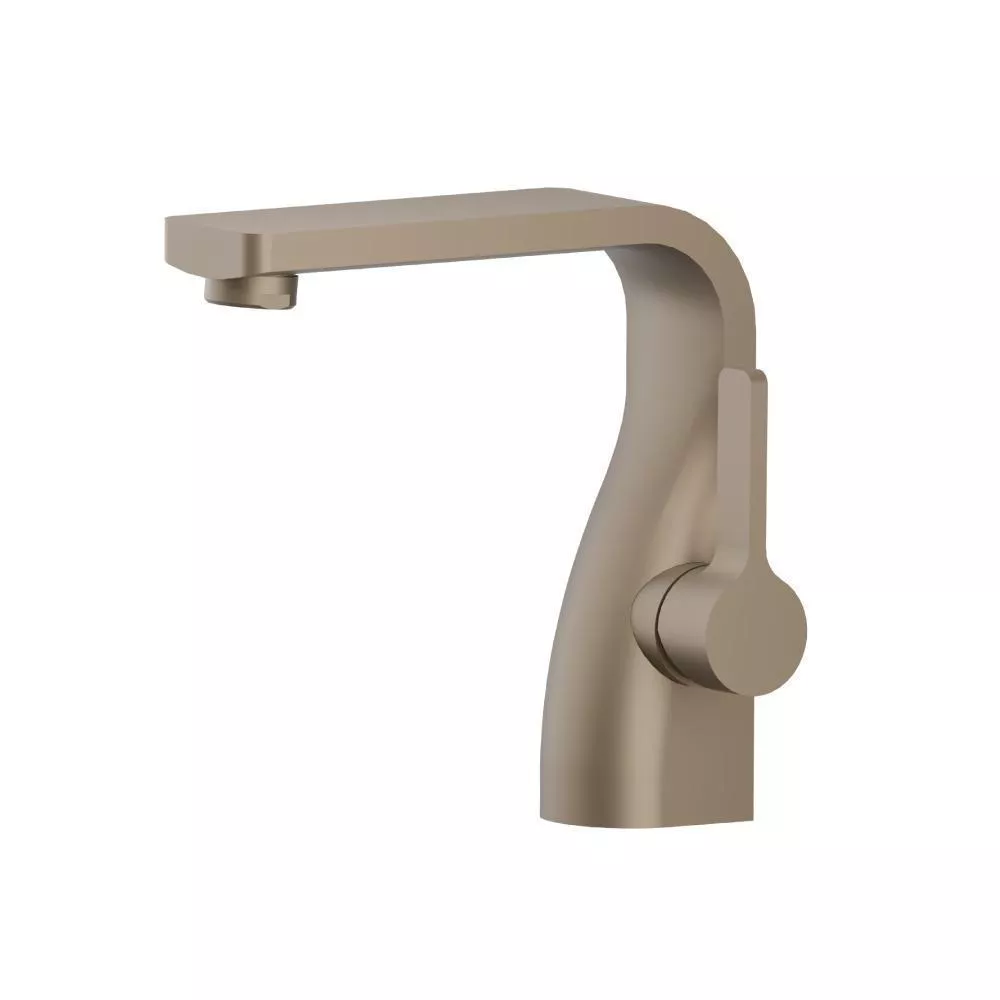 Dark Tan Single Hole Bathroom Faucet material
