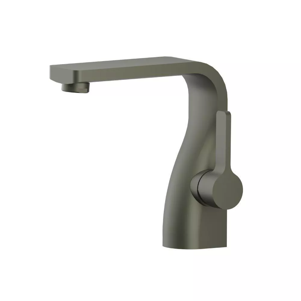 Gun Metal Grey Single Hole Bathroom Faucet material