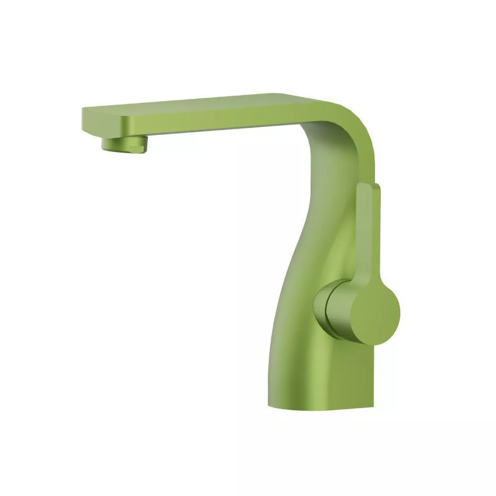 Green Single Hole Bathroom Faucet material