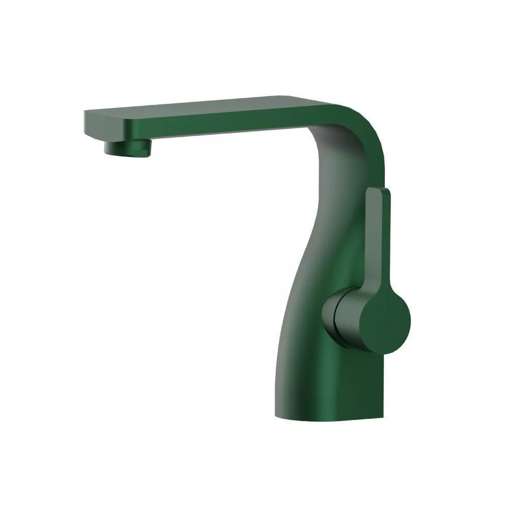 Leaf Green Single Hole Bathroom Faucet material