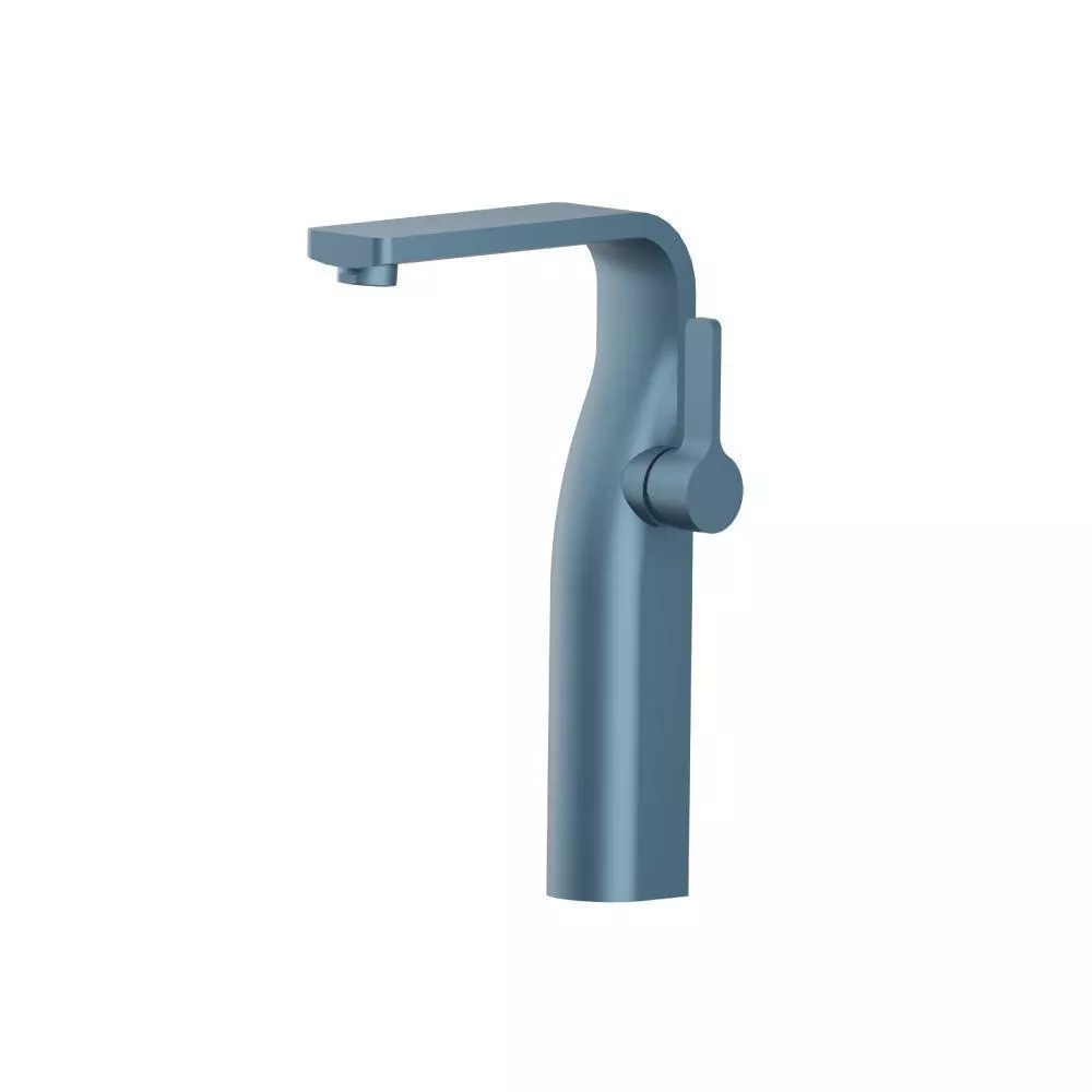 Blue Platinum Single Hole Vessel Faucet material