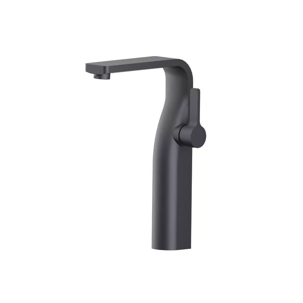 Dark Grey Single Hole Vessel Faucet material