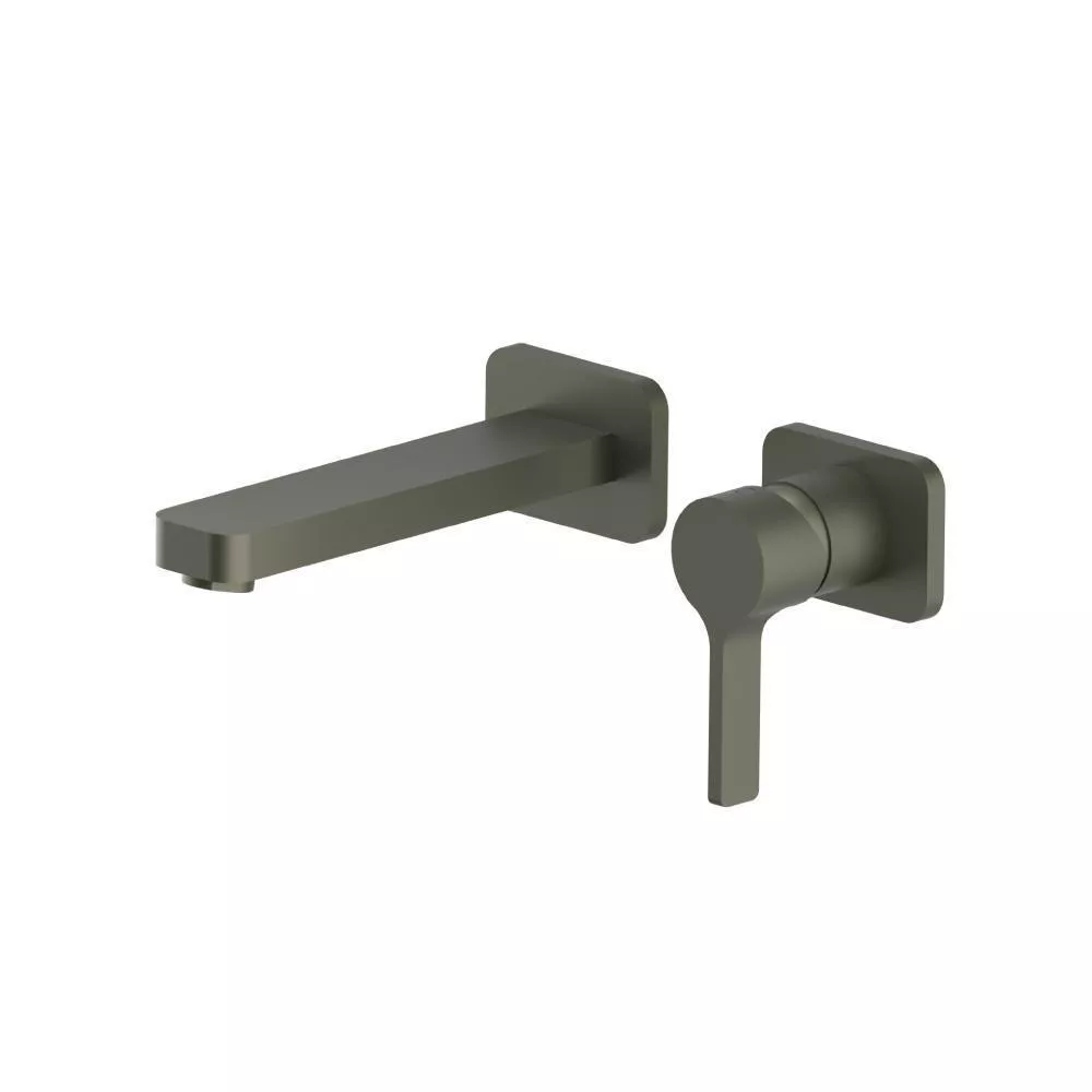 Gun Metal Grey Single Handle Wall Mounted Bathroom Faucet material