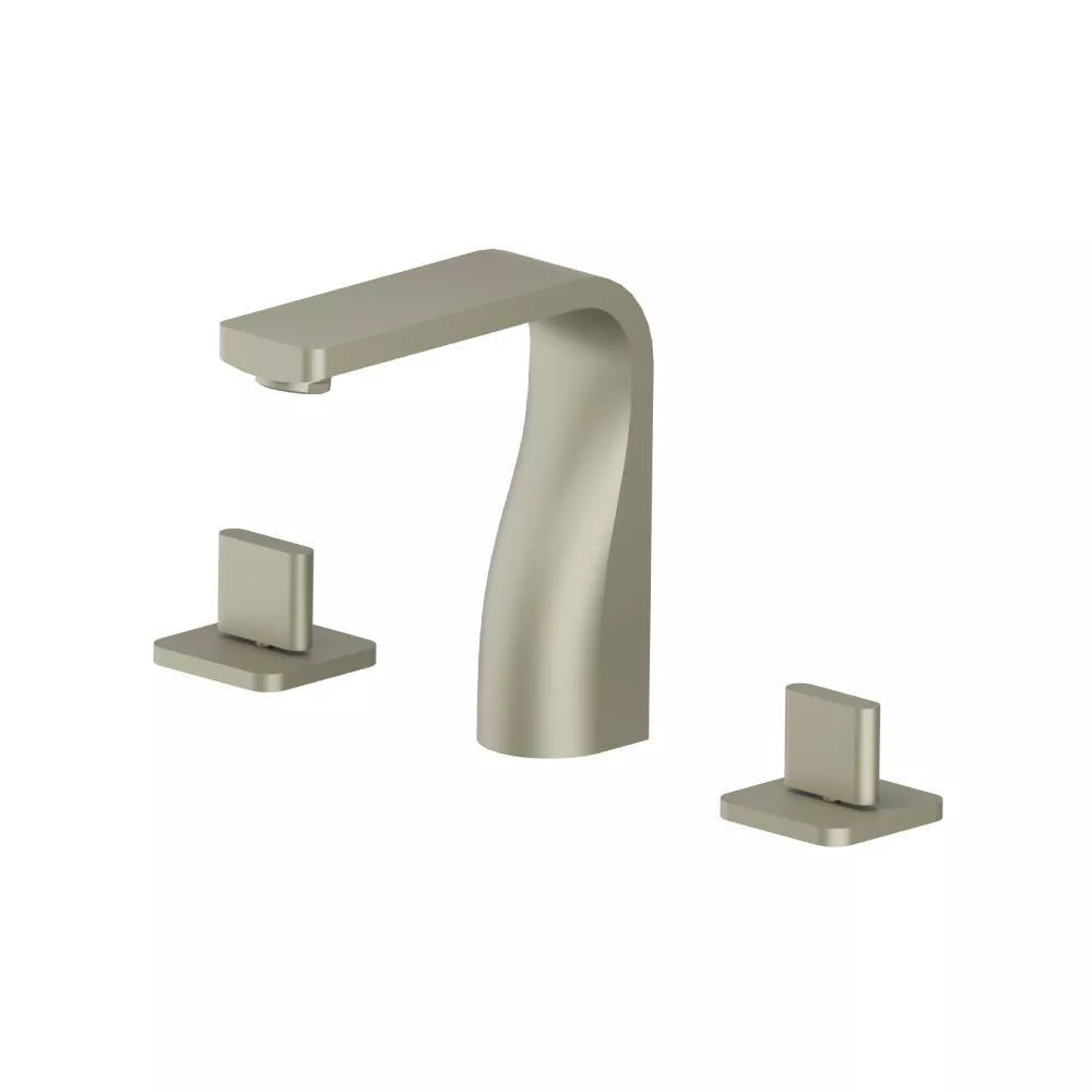 Light Verde Three Hole 8" Widespread Two Handle Bathroom Faucet material