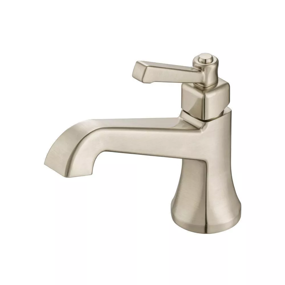Brushed Nickel PVD Single Hole Bathroom Faucet material
