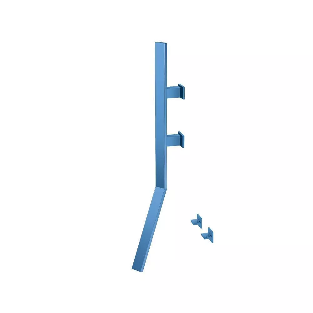 Sky Blue Wall Mount Faucet With Handles material