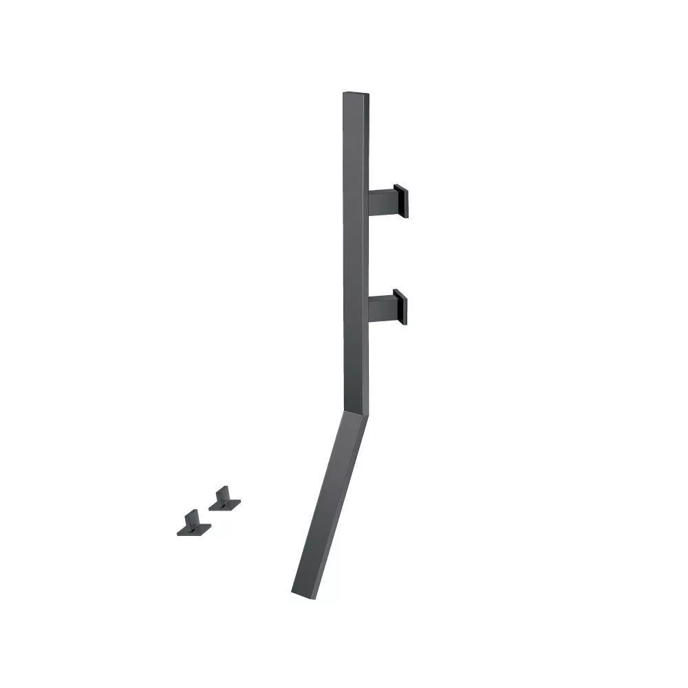 Rock Grey Wall Mount Faucet With Deck Handles material