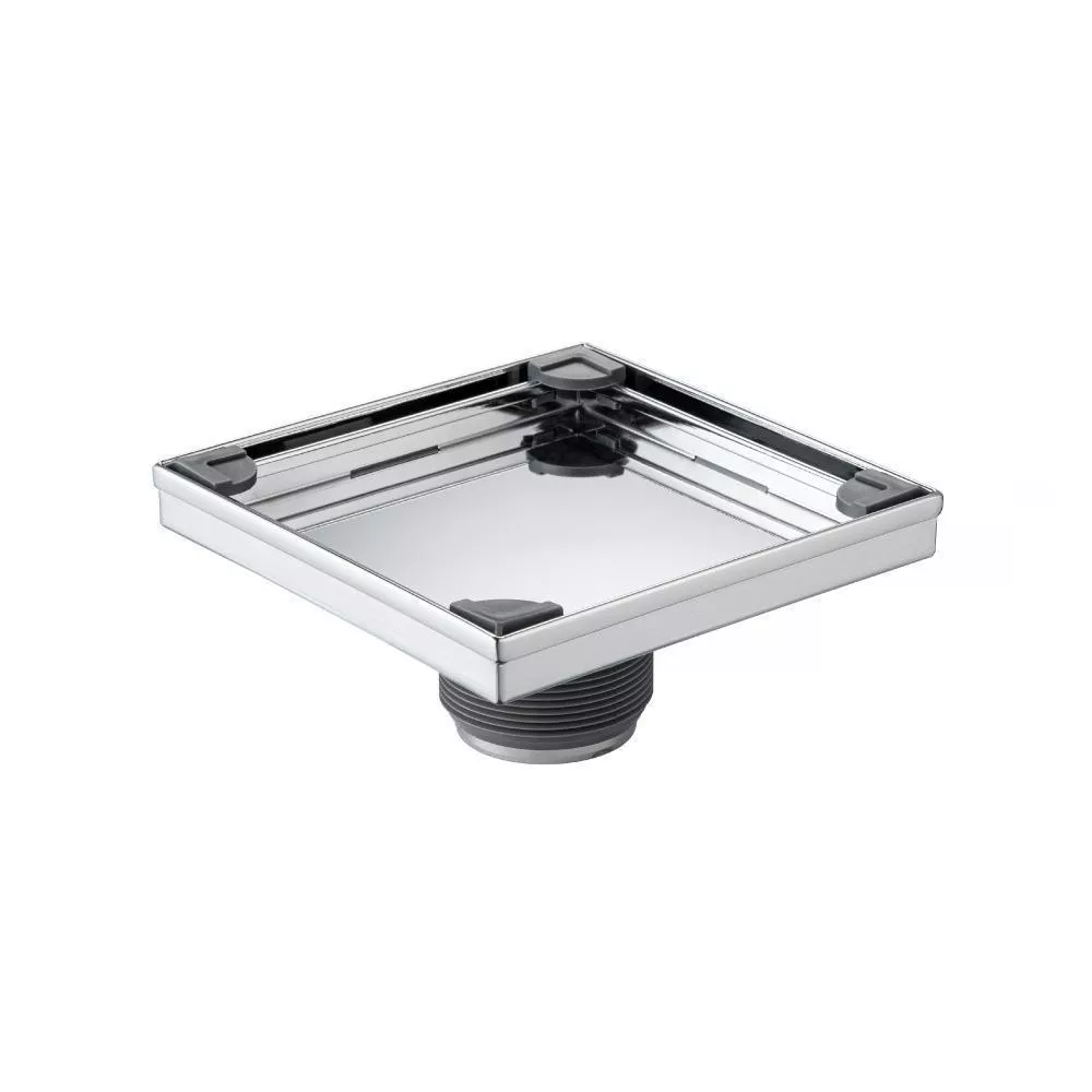 Chrome 6" Tile Insert Floor Drain with 2" Outlet material