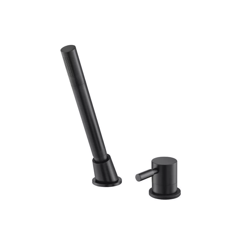 Matte Black Deck Diverter With Holder & Hose material