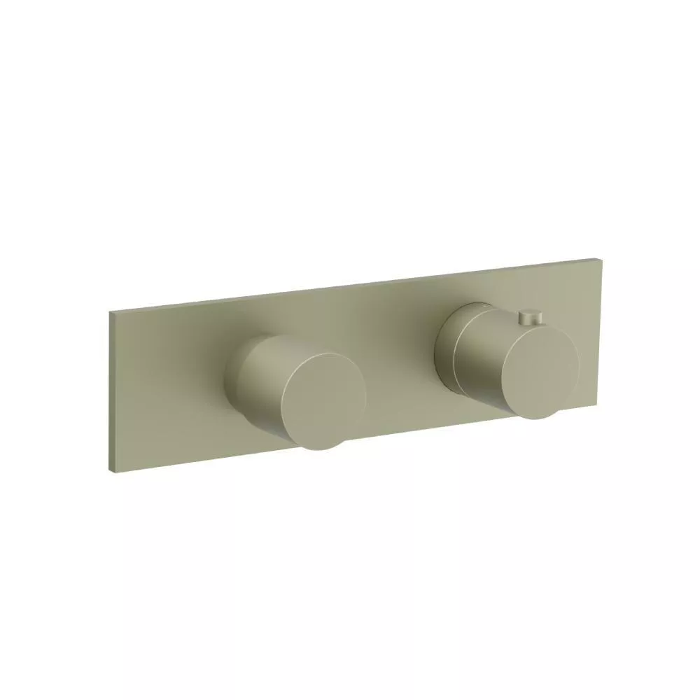Army Green 3/4" Horizontal Thermostatic Shower Valve & Trim - 1 Ouptut material