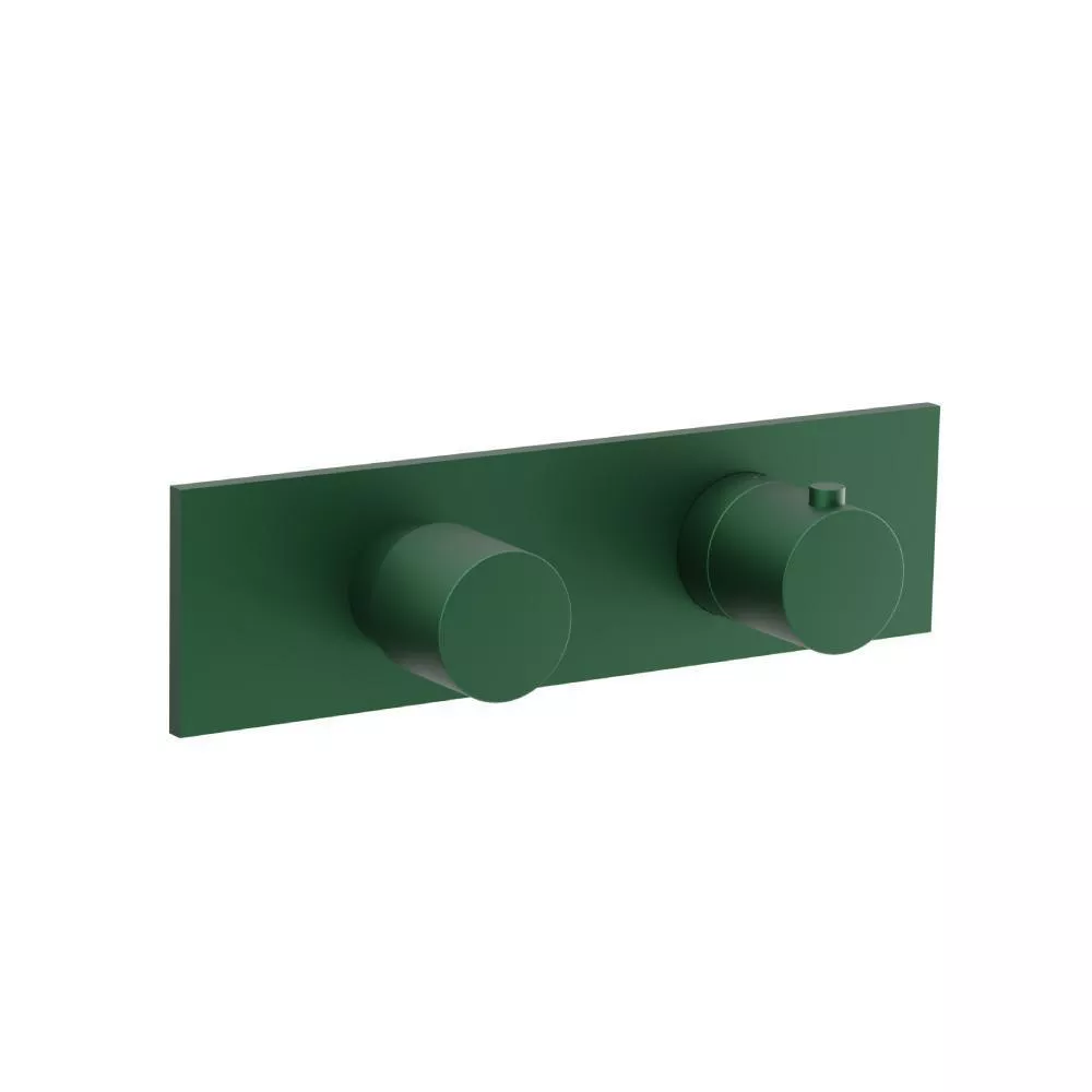Leaf Green 3/4" Horizontal Thermostatic Shower Valve & Trim - 1 Ouptut material
