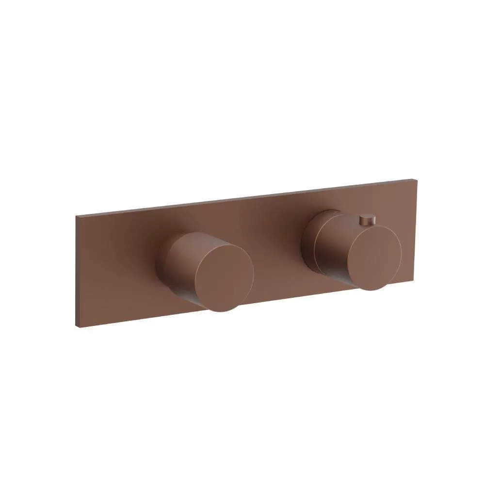 Vortex Brown 3/4" Horizontal Thermostatic Shower Valve & Trim - 2 Output material