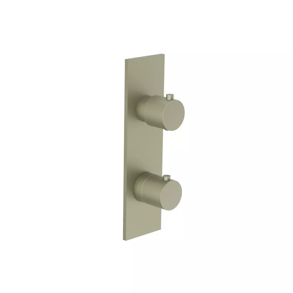 Army Green 3/4" Thermostatic Shower Valve & Trim - 2-Output material